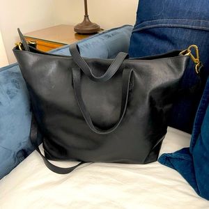 Black Madewell Large Zip-top Tote